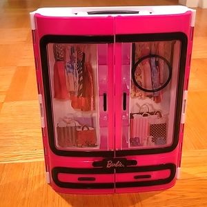 Barbie closet with doll